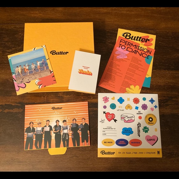 BTS Butter Cream Album - all inclusions EXCEPT pc - Picture 1 of 2